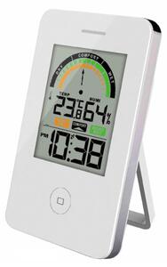 Digital Inomhustermometer med hygrometer och klocka