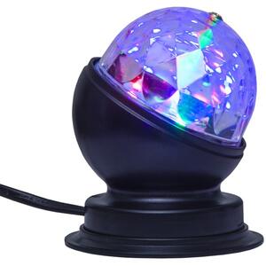 Roterande discolampa LED-bordslampa med RGB-belysning