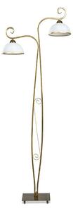 WIVARA LP2 Golvlampa, Guld/Vit/Guld