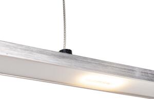 Design hänglampa stål med touchdimmer inkl LED - Platina