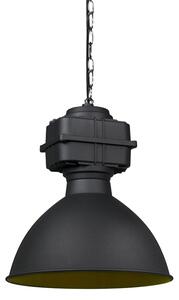 Smart industriell hänglampa svart 38,5 cm inkl. A60 WiFi - Sicko