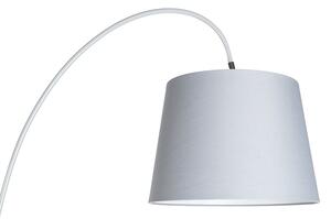 Smart båglampa stål tyg nyans grå inkl WiFi A60 - Böj