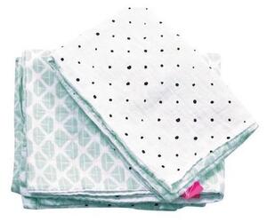 MOTHERHOOD - Sängkläder i bomullsmuslin för barnsängar Pro-Washed 2-piece blå