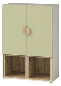 Adolfo Byrå 80 cm - Beige/Grön