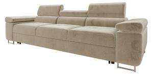 Gabina Bäddsoffa 3-sits i Plysch - Beige