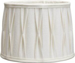 Sofia Plissé Stygn lampskärm - Offwhite - 20 cm