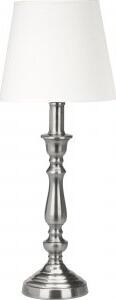 Therese bordslampa - Offwhite/antiksilver - 35 cm