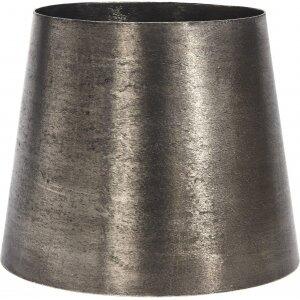 Mia Metall lampskärm - Rustik Silver - 17 cm