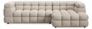 Elise 3-sits Soffa med Divan Beige -