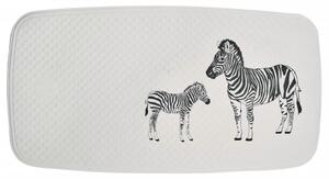 RIDDER Badmatta Zebra 38x72 cm vit och svart