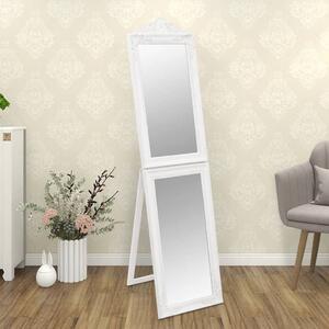 Fristående spegel vit 40x160 cm