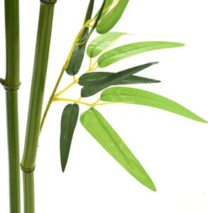 Konstväxt bambu med kruka 175 cm grön