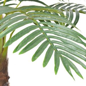 Konstväxt palmträd med kruka 253 cm grön