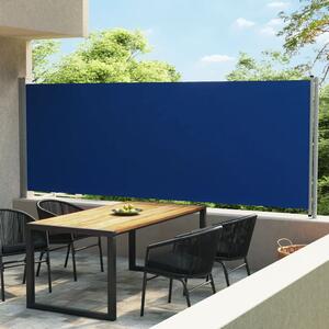 Infällbar sidomarkis 600x170 cm blå