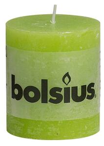 Bolsius Blockljus 80x68 mm limegrön 6-pack