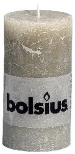 Bolsius Blockljus 130x68 mm skiffergrå 6-pack