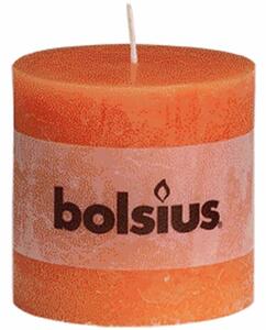 Bolsius Blockljus 6-pack 100x100 mm orange