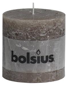 Bolsius Blockljus 100x100 mm taupe 6-pack