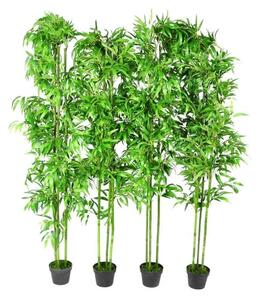 Bamboo växt konstgjord 4-pack