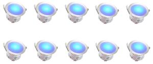 Marklampor 10 st LED blå