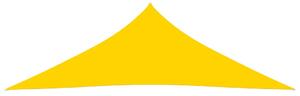 Solsegel oxfordtyg trekantigt 2,5x2,5x3,5 m gul