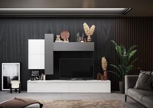Infinity Tv-möbelset 276x40 cm - Vit/Grå
