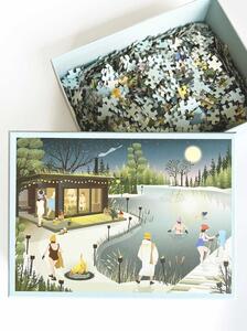 ViSSEVASSE - Sauna By The Lake - Puzzle 1000 Pcs - Pusselspel - Sauna by the lake 1000 pcs - 19x26,5x6 cm