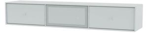 Montana - OCTAVE V TV bench - Suspension rail - Hyllor - 156 Oyster - W138 x H24 x D30 cm