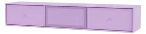Montana - OCTAVE V TV bench - Suspension rail - Hyllor - 164 Iris - W138 x H24 x D30 cm
