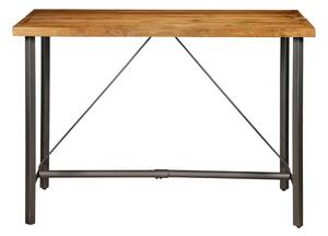 Barbord massiv återvunnen teak 150x70x106 cm - Brun