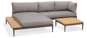 PANJIN Loungegrupp 4-sits Svart - Lifestyle Garden