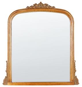 Väggspegel Guld Metall 75 x 78 cm Väggmonterad Dekorativ Spegel Vintage-stil Hängande Dekor Vardagsrum Sovrum Hall Beliani