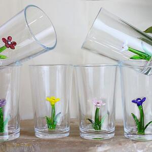 Von Norten Prästkrage Snapsglas – Set om 6, Handblåst Vintage Design