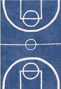 Barnmatta - Basket (blå) (Storlek: 120 x 160 cm)