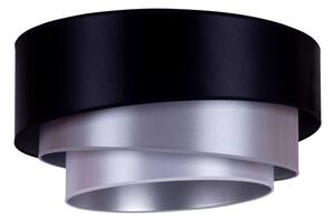 Duolla - Taklampa TRIO 1xE27/15W/230V diameter 45 cm svart/silver