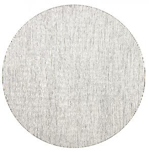 Rund matta - Otago (svart/vit) (Storlek: Ø 160 cm)