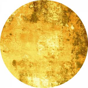 Rund matta - Salitto (guld) (Storlek: Ø 120 cm)