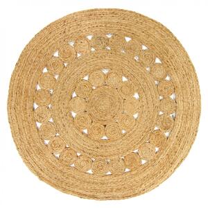 Runda mattor - Soro (jute) (Storlek: Ø 120 cm)