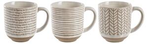 PULSIVA Mugg Northi; 36cl, 8.6x9.8 cm (ØxH); Beige; 6 Styck / Förpackning