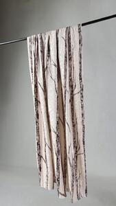 Gardin - Maya (svart/vit) (Storlek: 140 x 260 cm)