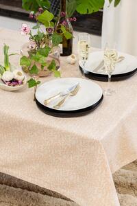 Dukar - Bomullsduk Lilja (beige) (Storlek: 140 x 250)