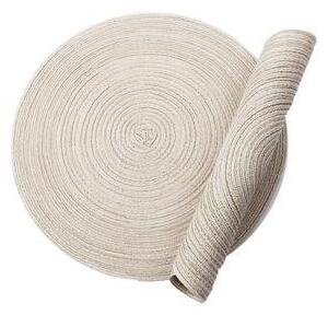 Bordstablett - 2 pack Alba (vit) (Storlek: Rund 38 cm)