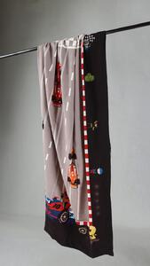 Gardin - Race (multi) (Storlek: 140 x 260 cm)