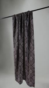 Gardin - Della (svart) (Storlek: 140 x 260 cm)