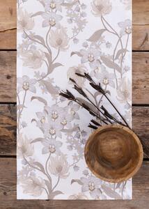 Bordslöpare - Löpare Florina (beige) (Storlek: 40 x 140 cm)