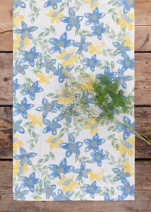 Bordslöpare - Löpare Petite (blå) (Storlek: 40 x 140 cm)
