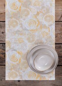 Bordslöpare - Löpare Soft (gul) (Storlek: 40 x 140 cm)