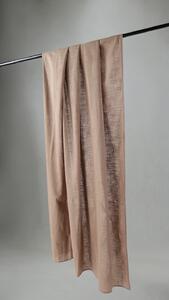 Gardiner - Bomullsgardin - Lollo (mörkbeige) (Storlek: 140 x 250 cm)