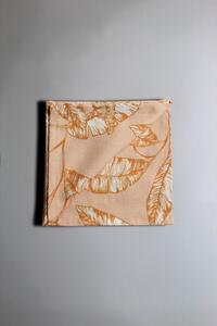 Servetter - 4-pack tygservetter Leaves (orange) (Storlek: 40 x 40 cm)
