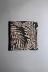 Servetter - 4-pack tygservett Acacia (silver) (Storlek: 40 x 40 cm)